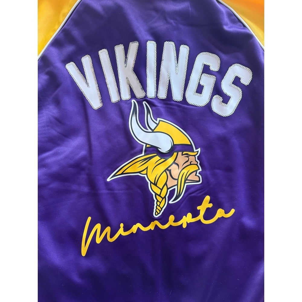 Minnesota Vikings Jacket G-III 4 Her Woman's size Large - Picture 2 of 6